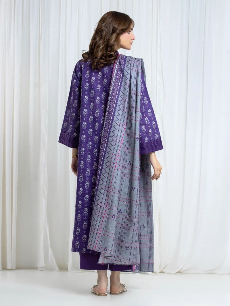 Printed Khaddar Suit - EWU6A3-37100-3P thumbnail