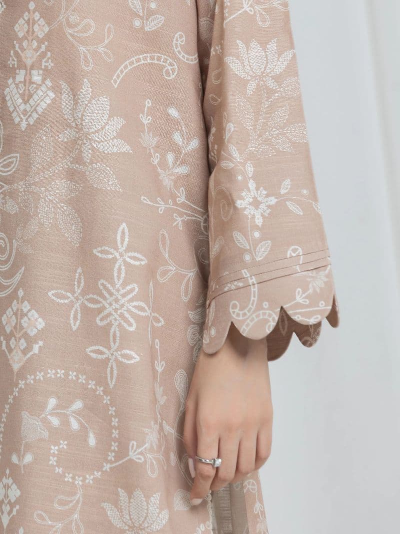 Printed Khaddar Suit - EWU6A3-37072-3P thumbnail
