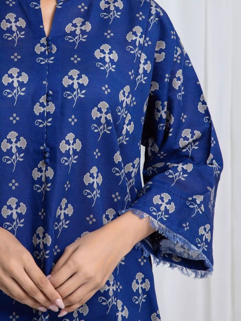 Printed Khaddar Suit - EWU6A3-37070-3P