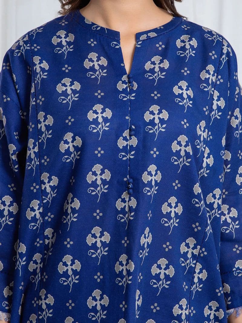 Printed Khaddar Suit - EWU6A3-37070-3P