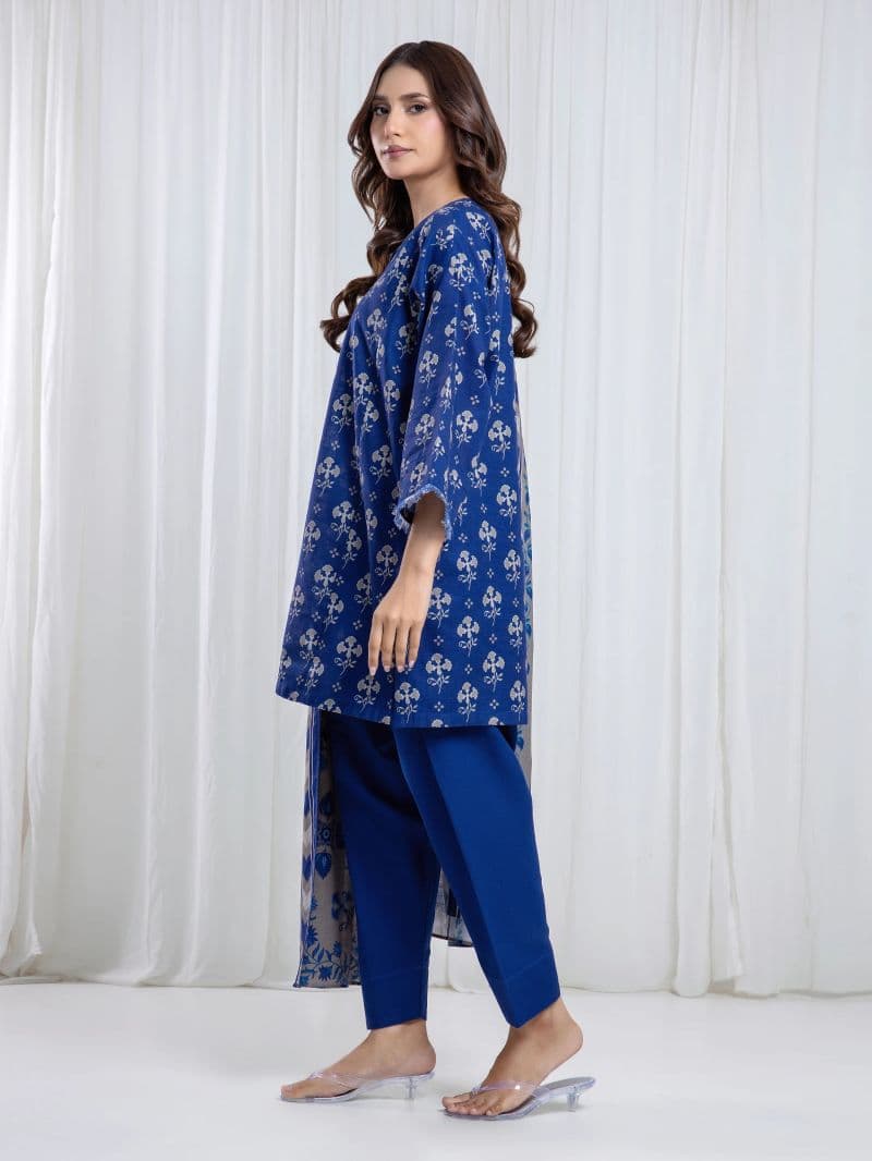 Printed Khaddar Suit - EWU6A3-37070-3P