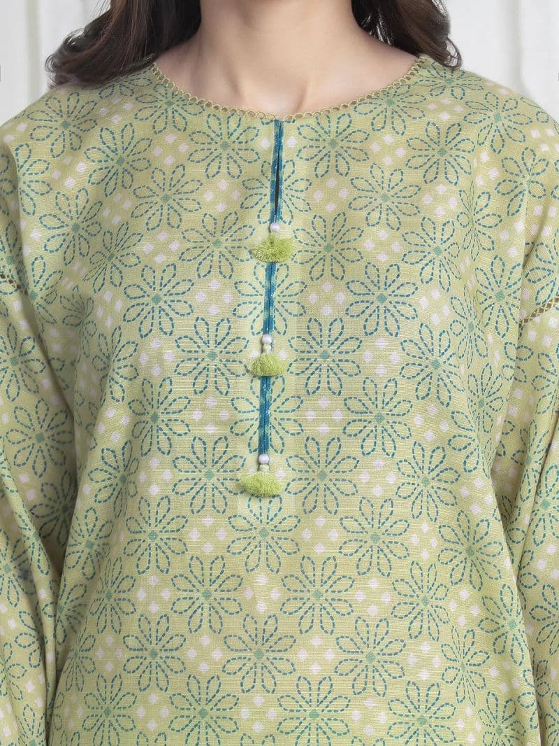 Printed Khaddar Suit - EWU6A3-37185-3P