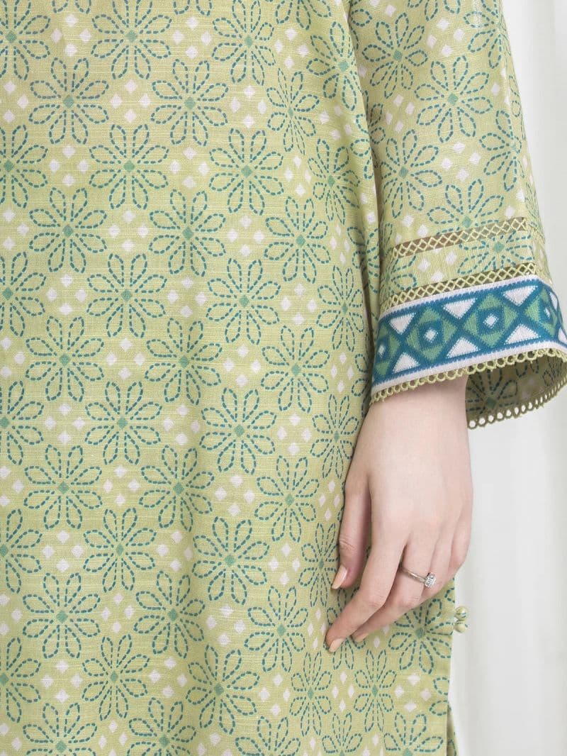 Printed Khaddar Suit - EWU6A3-37185-3P