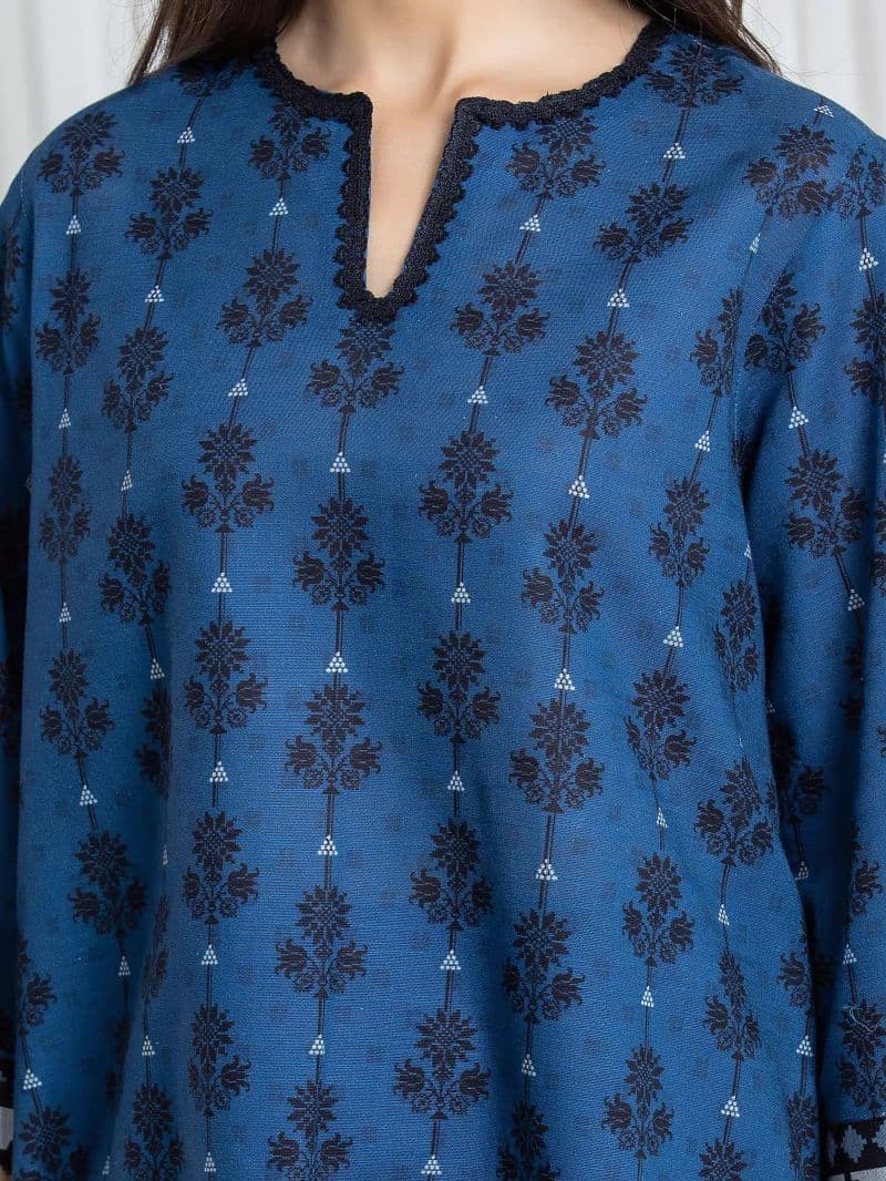 Printed Khaddar Suit - EWU6A3-37075-3P