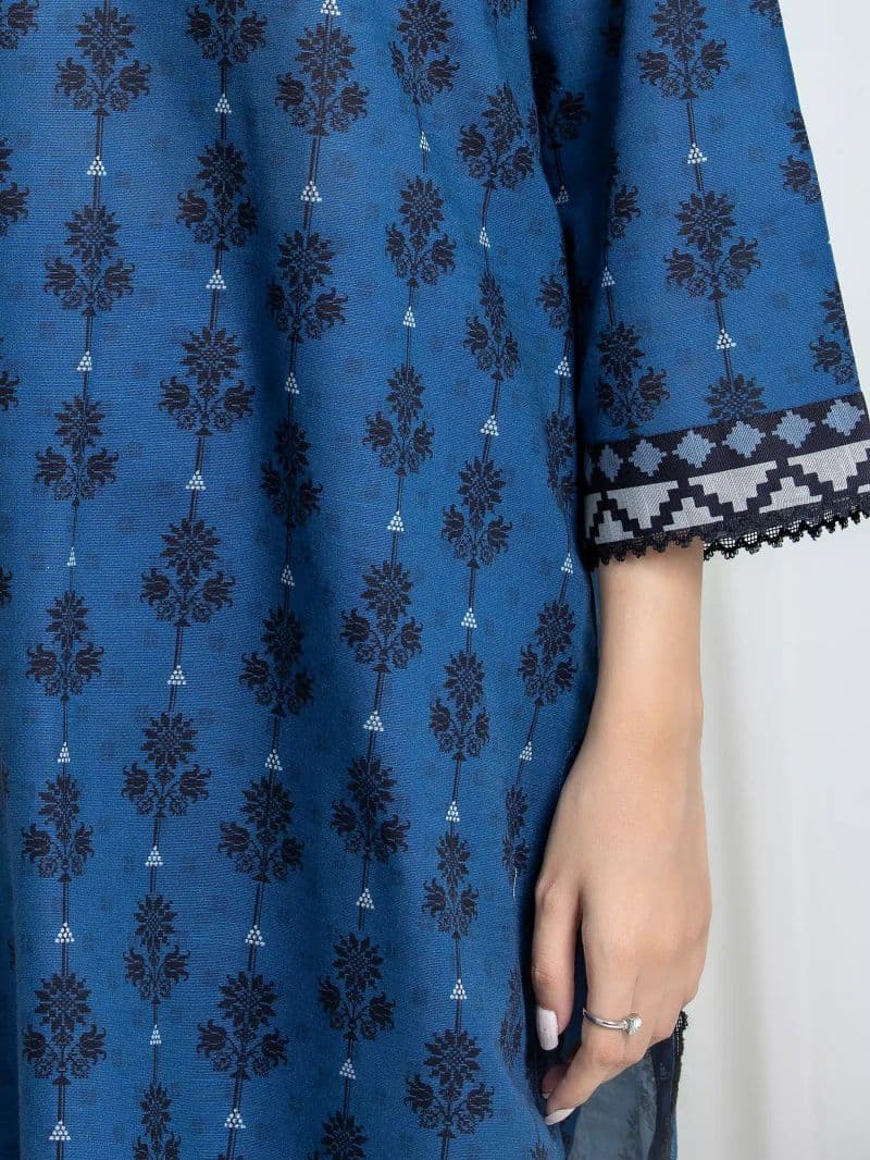 Printed Khaddar Suit - EWU6A3-37075-3P