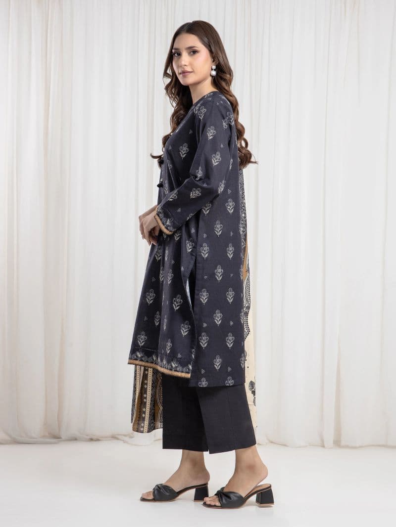 Printed Khaddar Suit - EWU6A3-37074-3P
