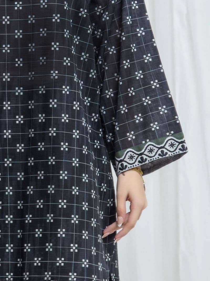 Printed Khaddar Suit - EWU6A3-37174-3P