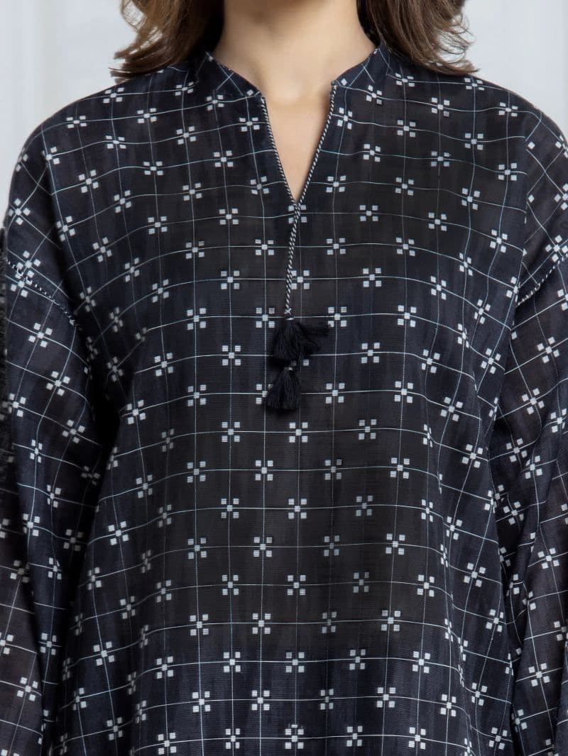 Printed Khaddar Suit - EWU6A3-37174-3P