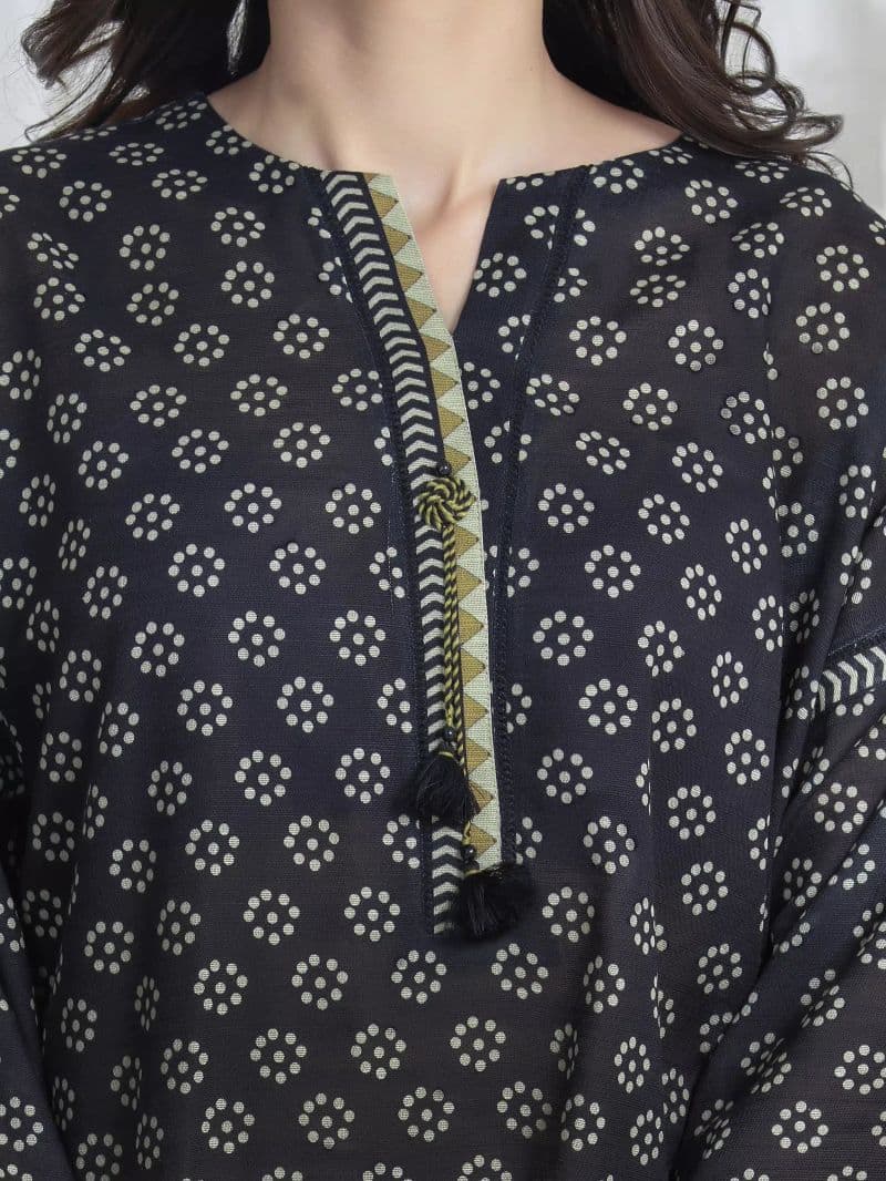 Printed Khaddar Suit - EWU6A3-37181-3P thumbnail