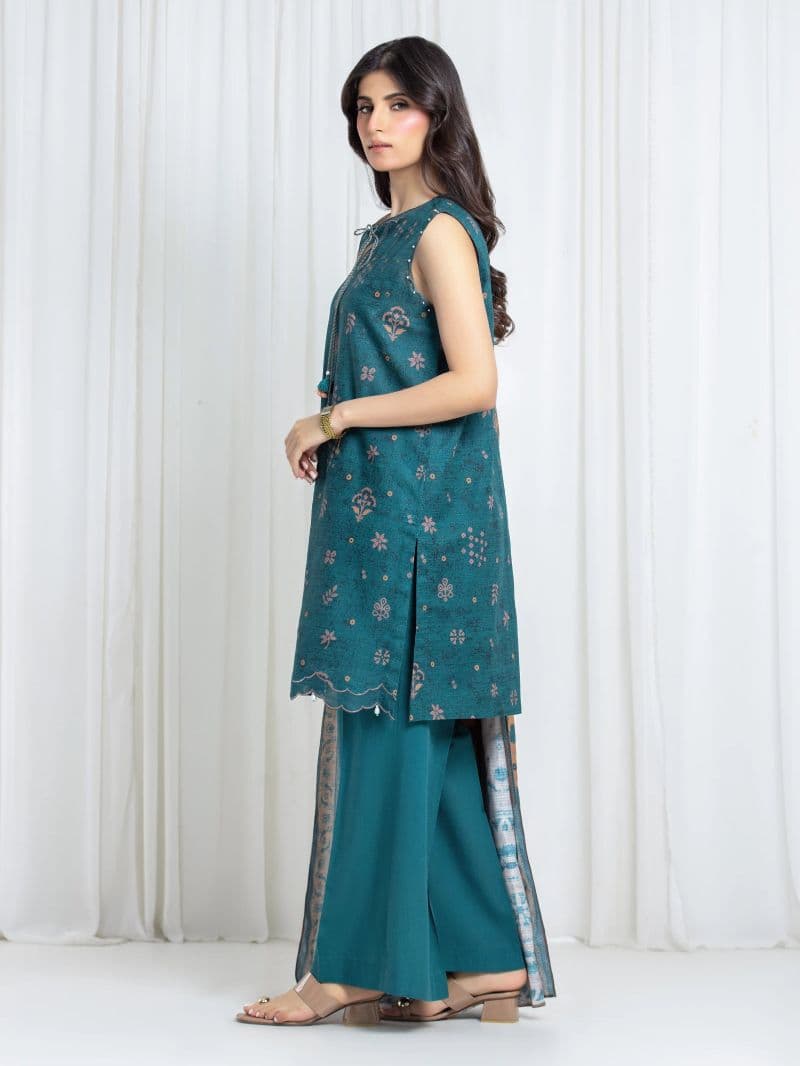 Printed Khaddar Suit - EWU6A3-37045-3P thumbnail