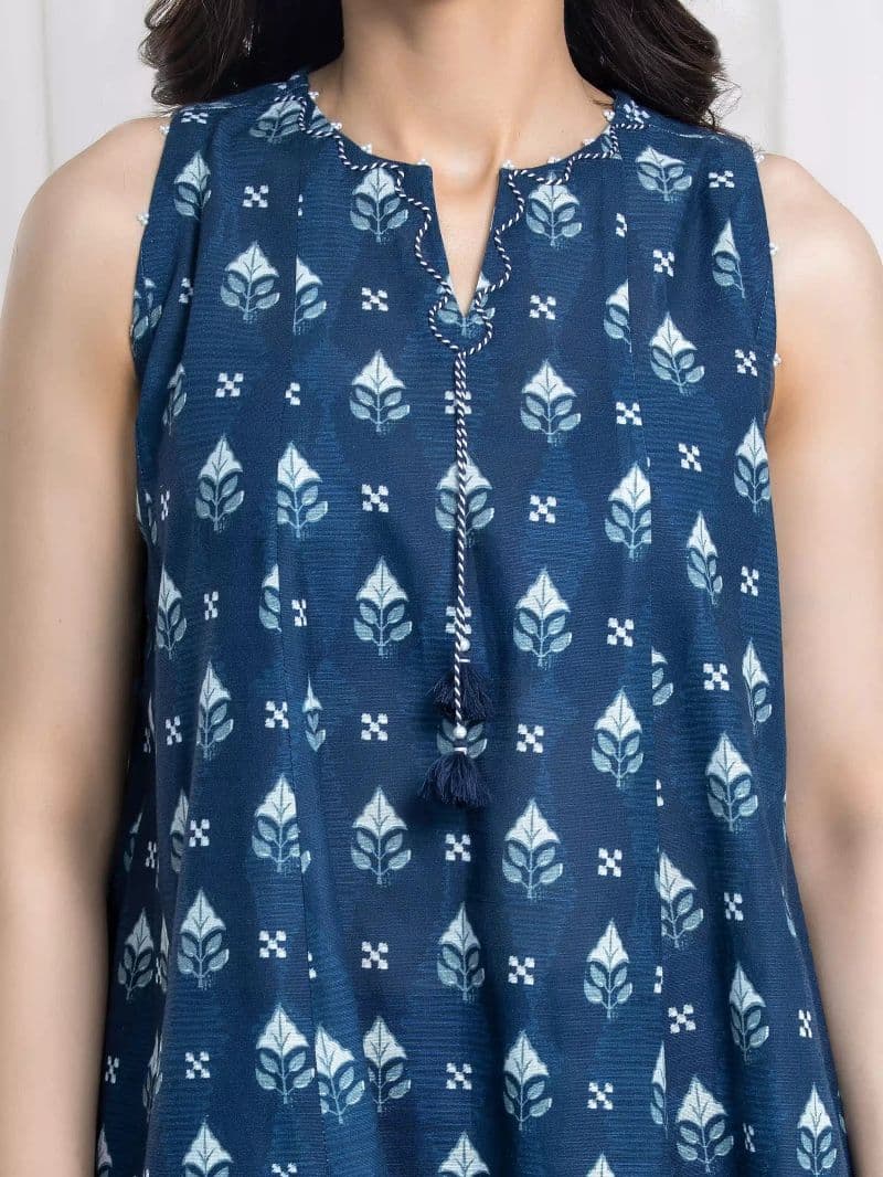 Printed Khaddar Suit - EWU6A3-37176-3P