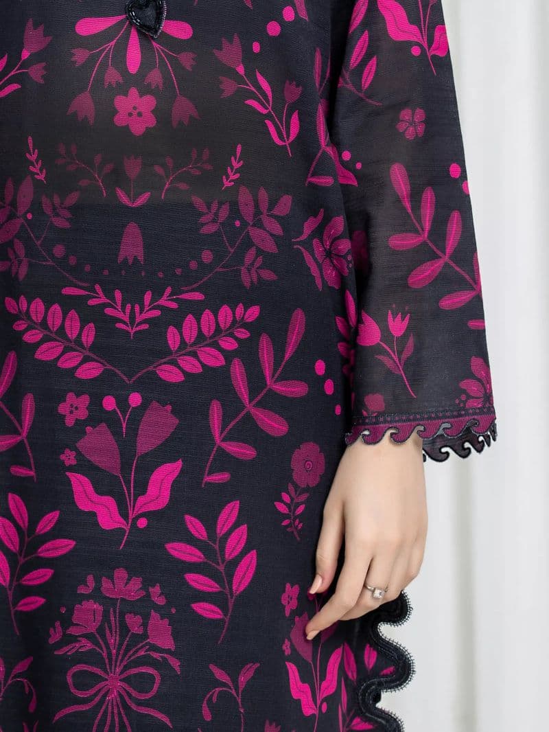 Printed Khaddar Suit - EWU6A3-37121-3P