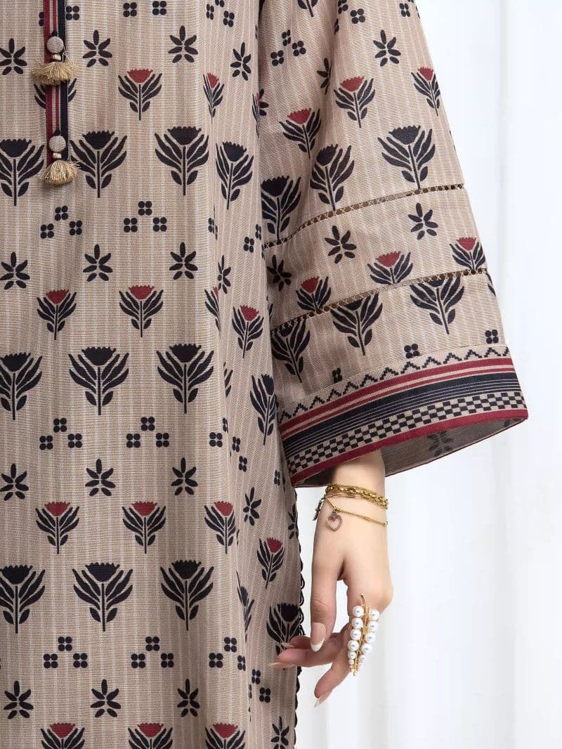 Printed Khaddar Suit - EWU6A3-37104-3P thumbnail
