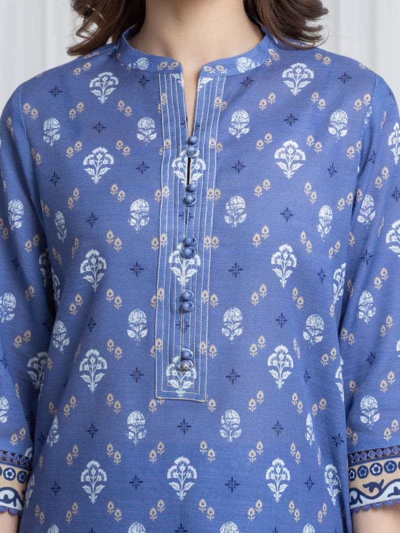 Printed Khaddar Suit - EWU6A3-37180-3P thumbnail