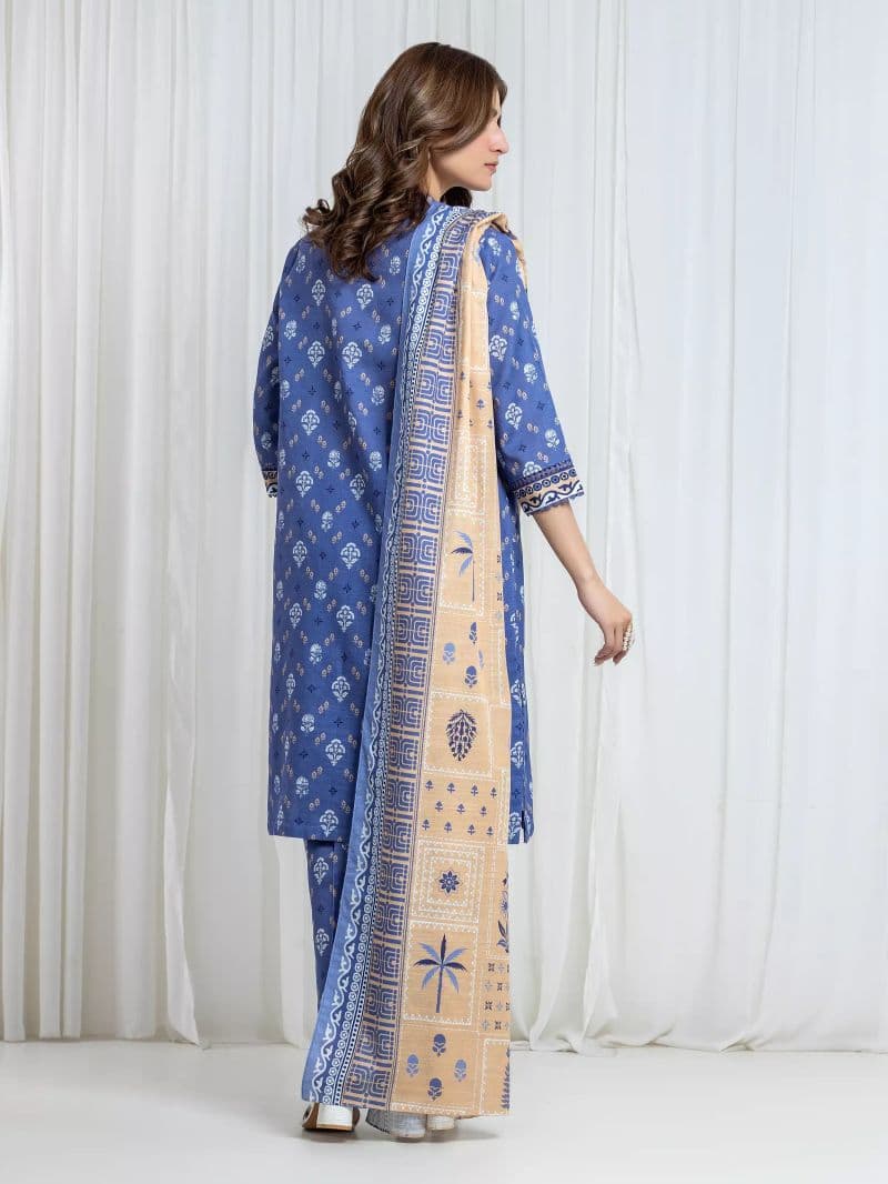 Printed Khaddar Suit - EWU6A3-37180-3P thumbnail