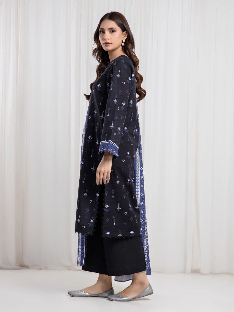 Printed Khaddar Suit - EWU6A3-37081-3P thumbnail