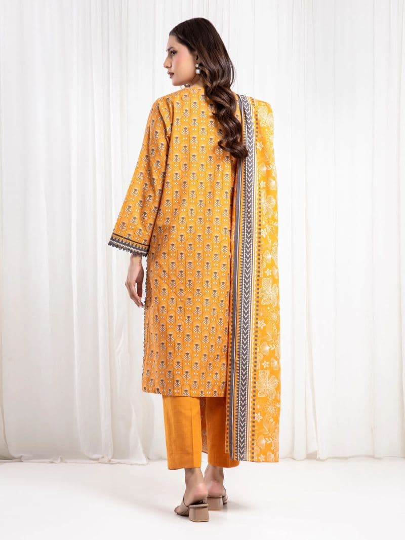 Printed Khaddar Suit - EWU6A3-37084-3P