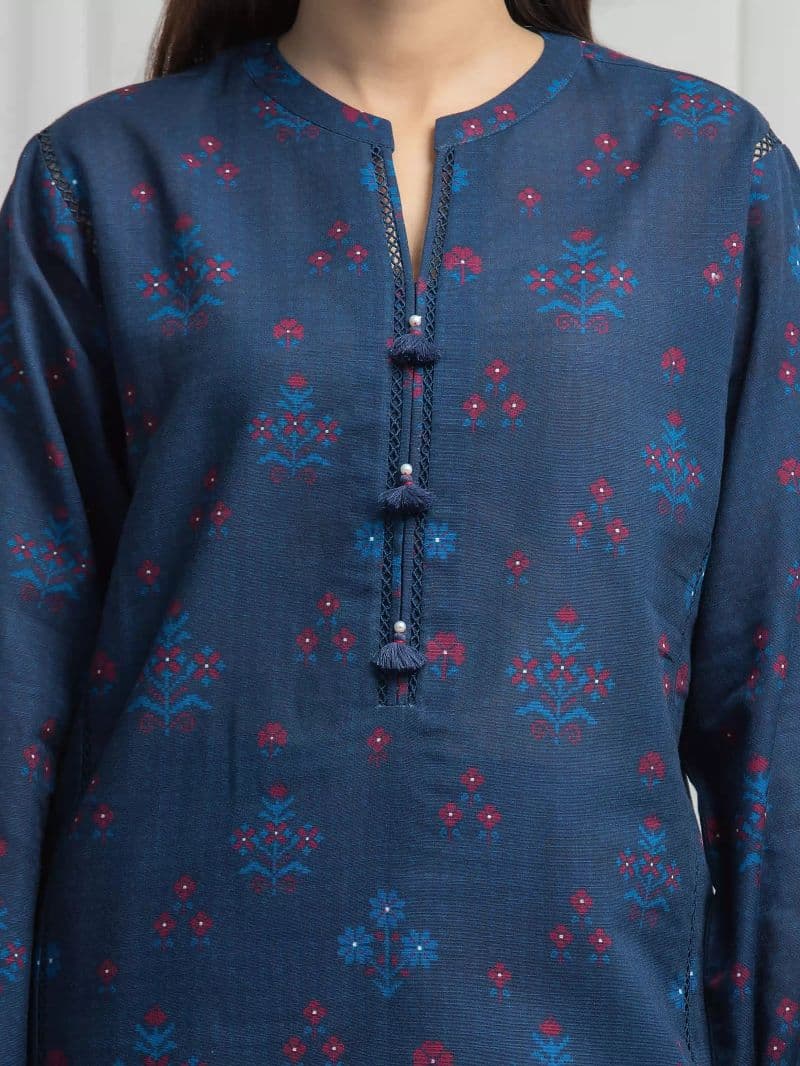 Printed Khaddar Suit - EWU6A3-37037-3P thumbnail