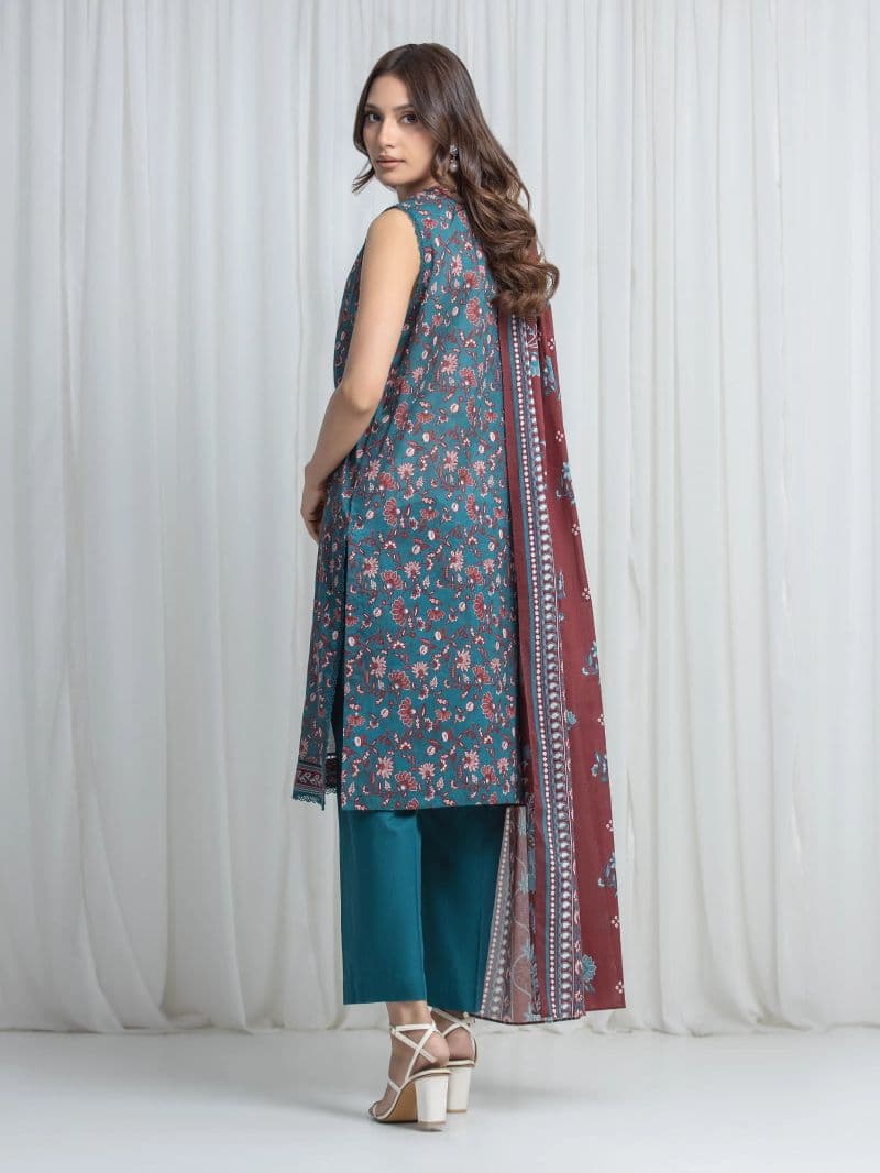 Printed Khaddar Suit - EWU6A3-37021-3P thumbnail