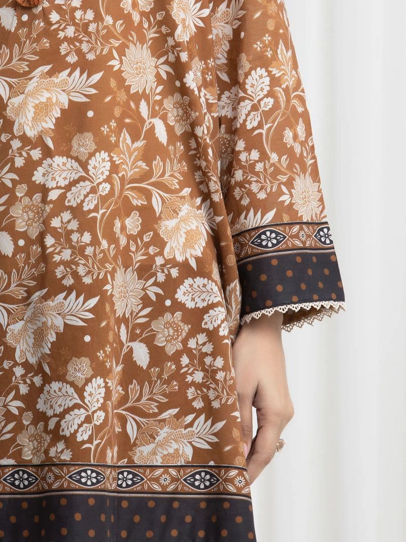 Printed Khaddar Suit - EWU6A3-37025-3P thumbnail