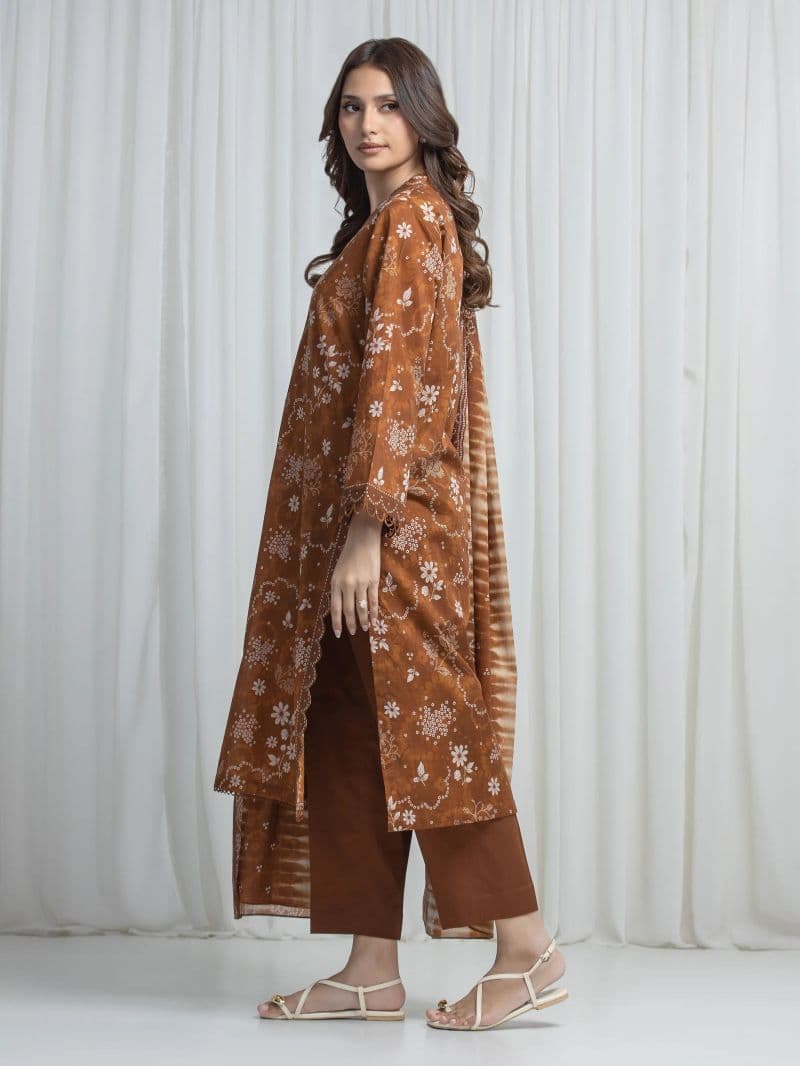 Printed Khaddar Suit - EWU6A3-37013-3P thumbnail