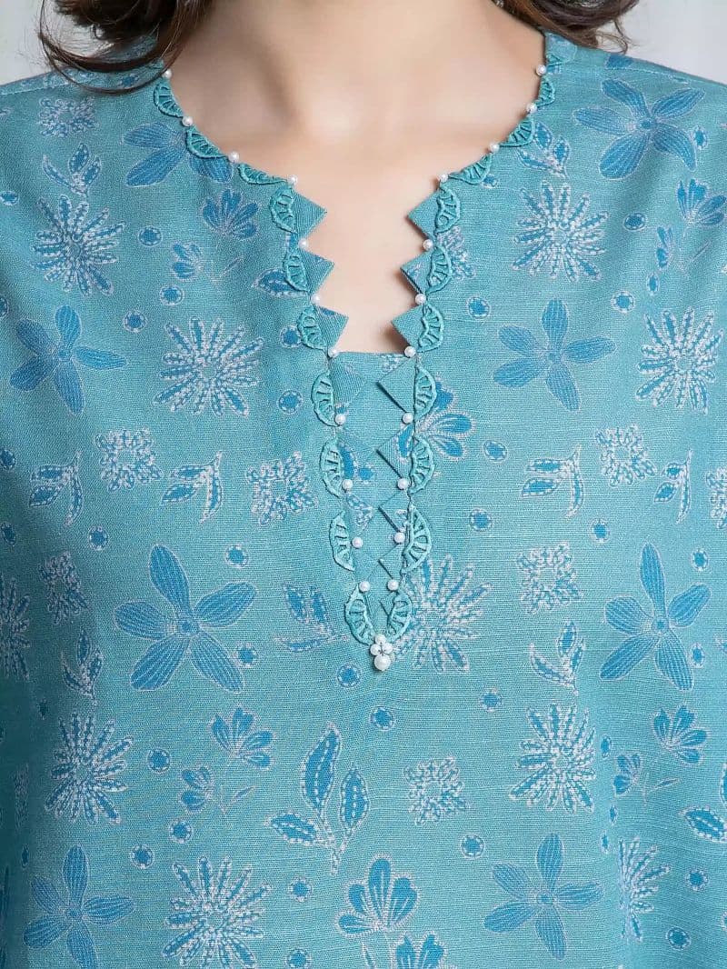 Printed Khaddar Suit - EWU6A3-37039-3P