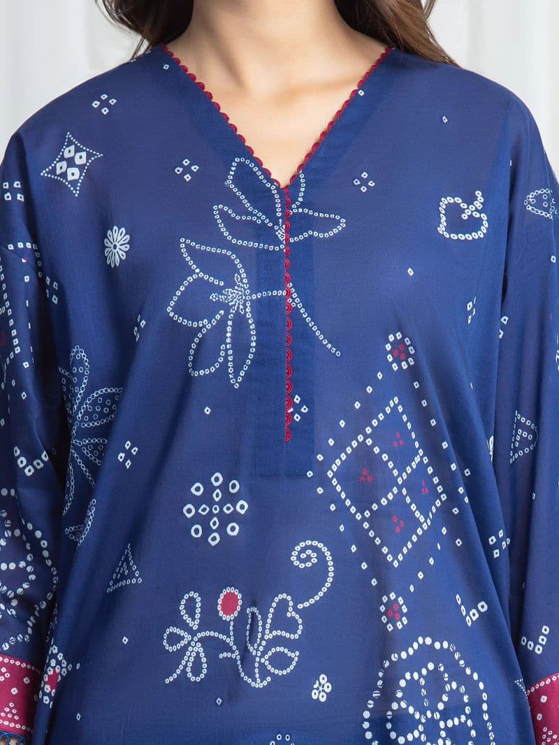 Printed Khaddar Suit - EWU6A3-37018-3P