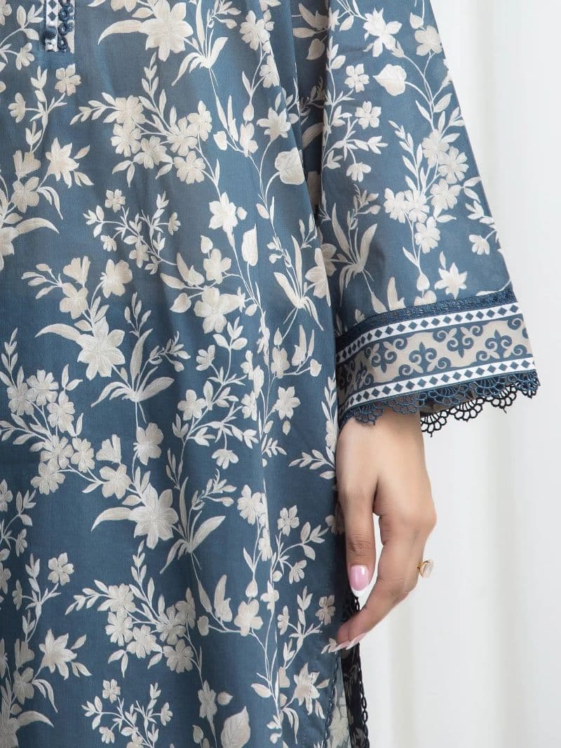 Printed Khaddar Suit - EWU6A3-37026-3P thumbnail