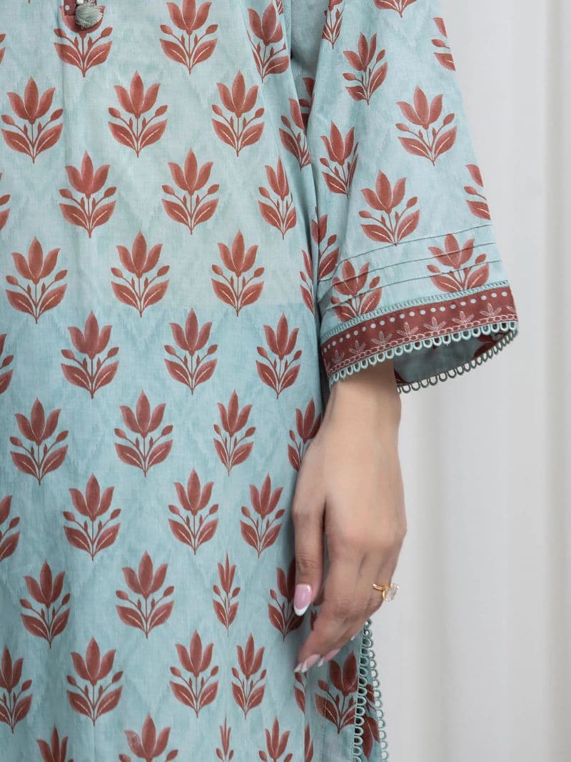 Printed Khaddar Suit - EWU6A3-37024-3P thumbnail