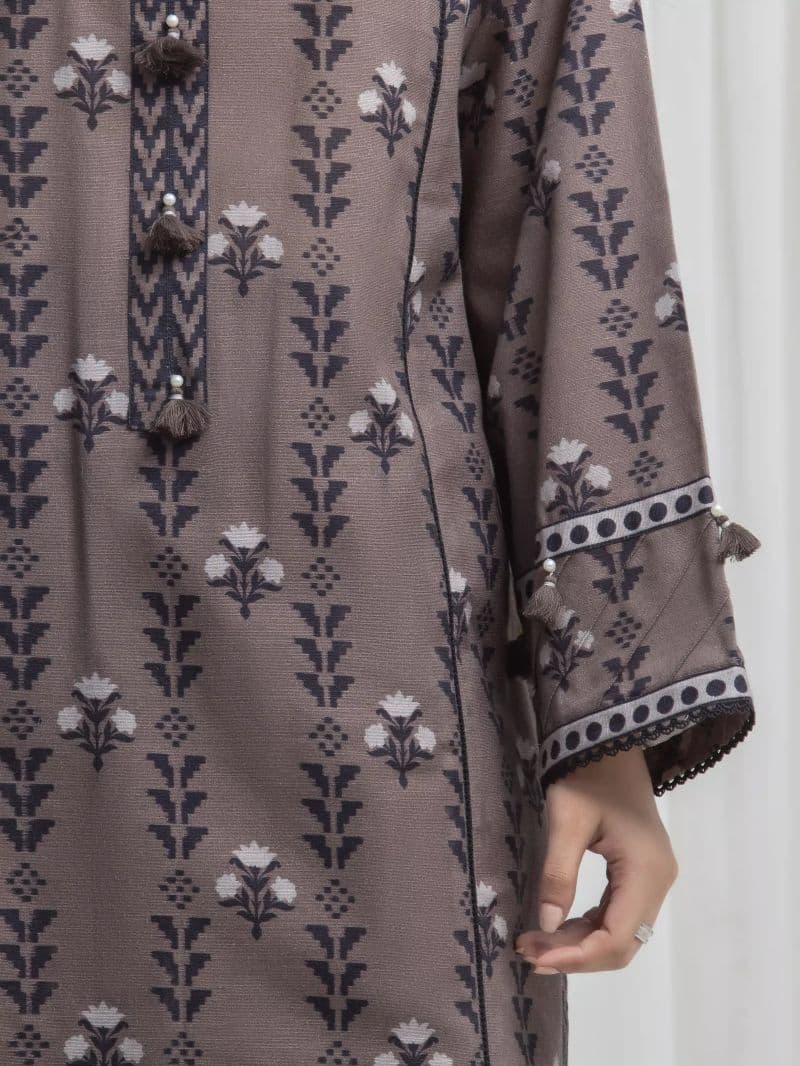 Printed Khaddar Suit - EWU6A3-37031-3P thumbnail