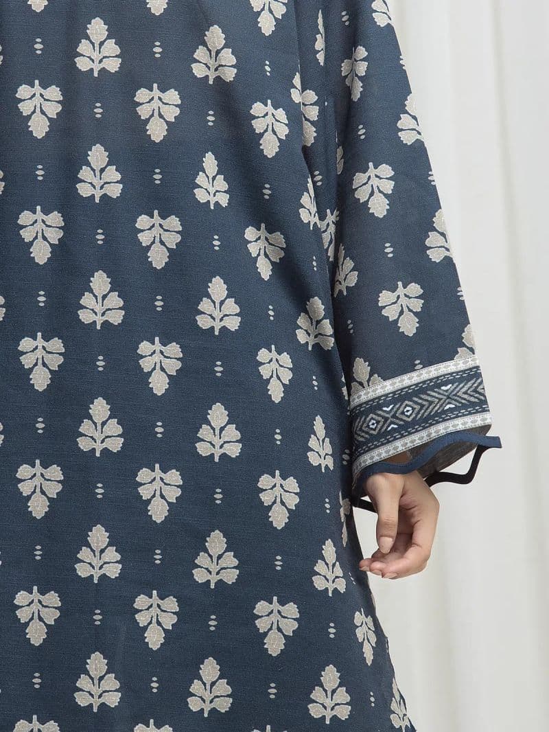 Printed Khaddar Suit - EWU6A3-37006-3P thumbnail