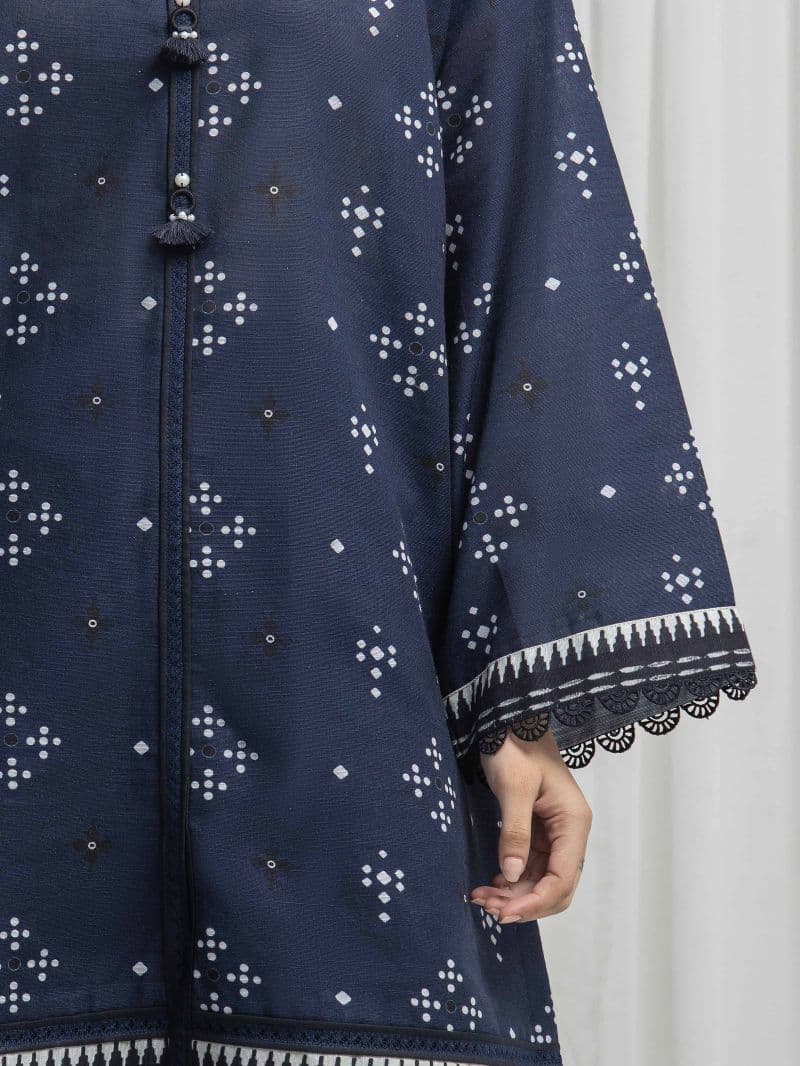 Printed Khaddar Suit - EWU6A3-37033-3P