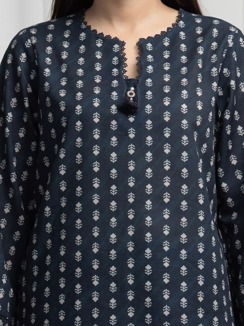 Printed Khaddar Suit - EWU6A3-37002-3P thumbnail