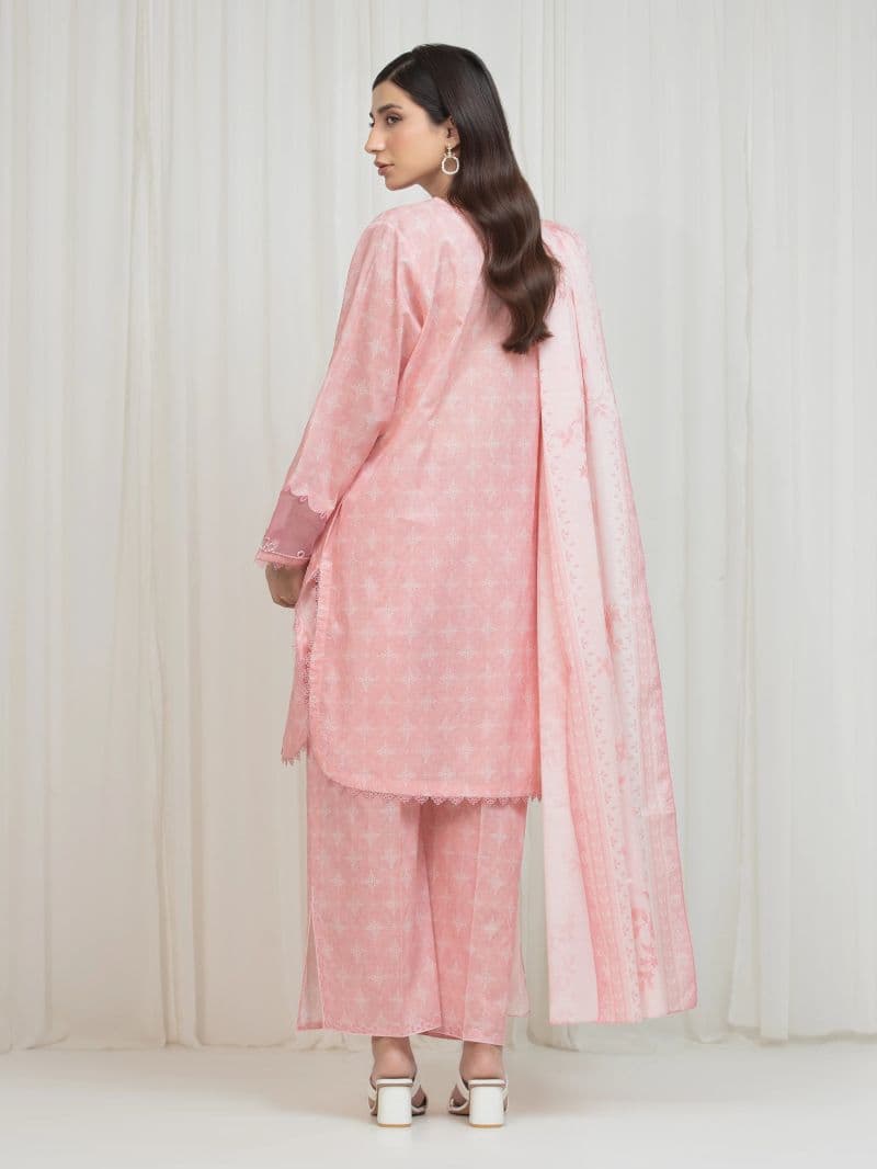 Printed Lawn Suit - EWU6A1-36759-3P thumbnail