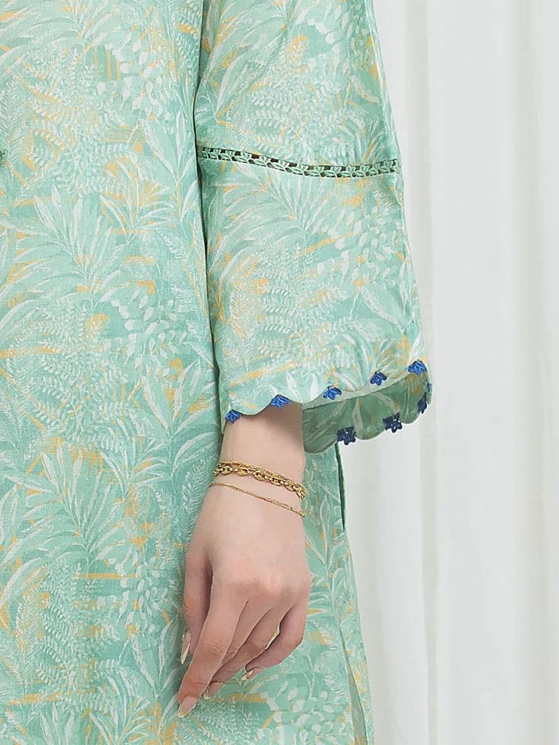 Printed Lawn Suit - EWU6A1-36772-3P thumbnail