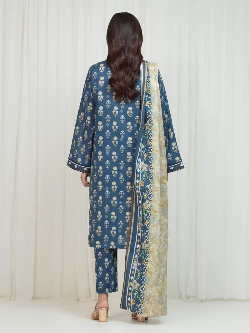 Printed Lawn Suit - EWU6A1-36768-3P