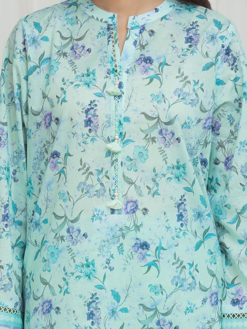 Printed Lawn Suit - EWU6A1-36674-3P thumbnail