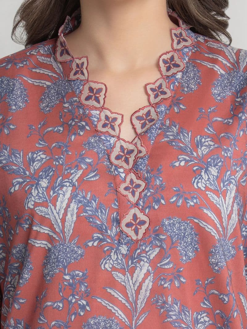 Printed Lawn Suit - EWU6A1-36730-3P