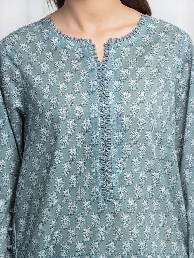 Printed Lawn Suit - EWU6A1-36869-3P thumbnail