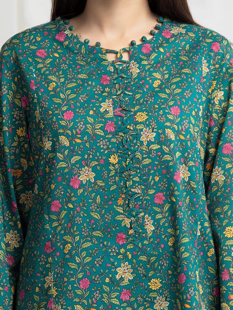 Printed Lawn Suit - EWU6A1-36713-3P thumbnail