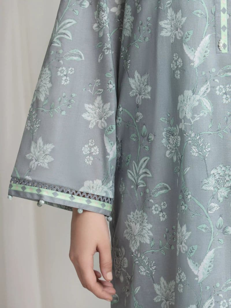 Printed Lawn Suit - EWU6A1-36726-3P thumbnail