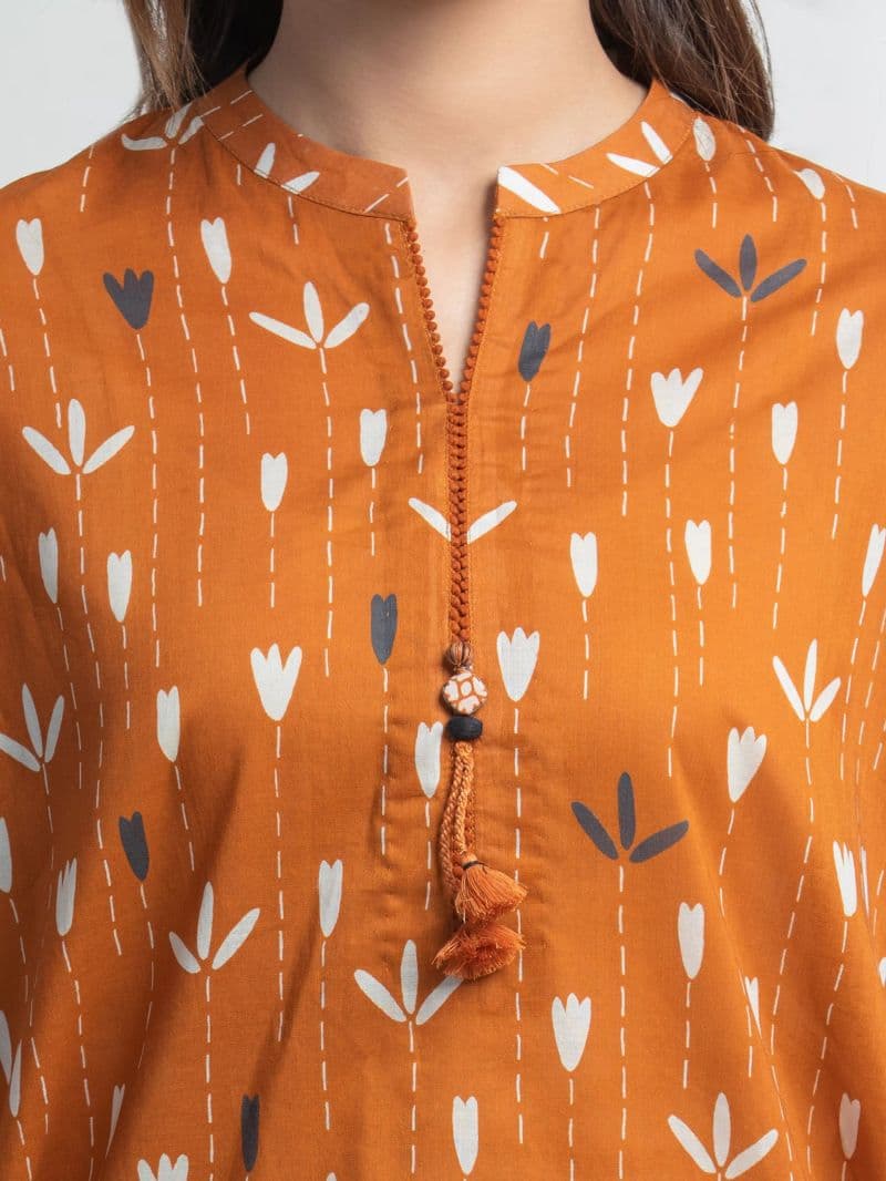 Printed Lawn Suit - EWU6A1-36851-3P thumbnail