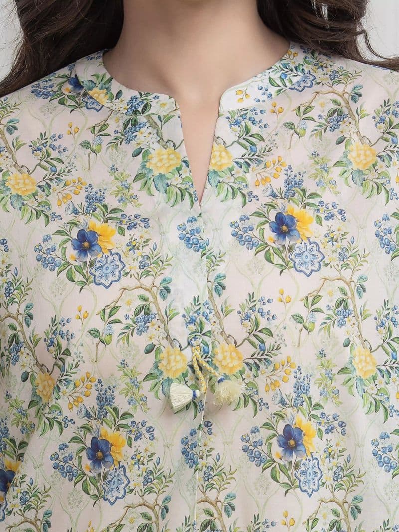 Printed Lawn Suit - EWU6A1-36642-3P