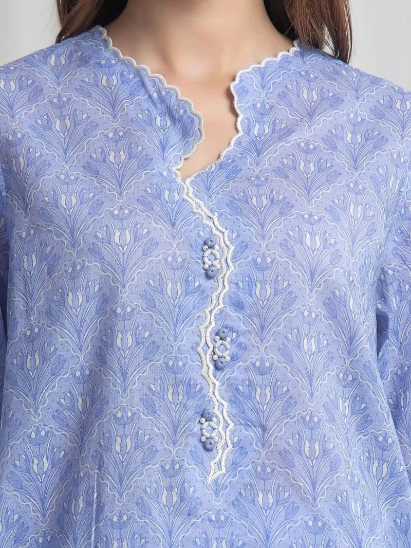 Printed Lawn Suit - EWU6A1-36773-3P