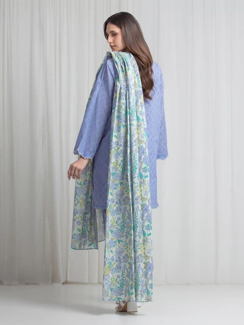 Printed Lawn Suit - EWU6A1-36773-3P