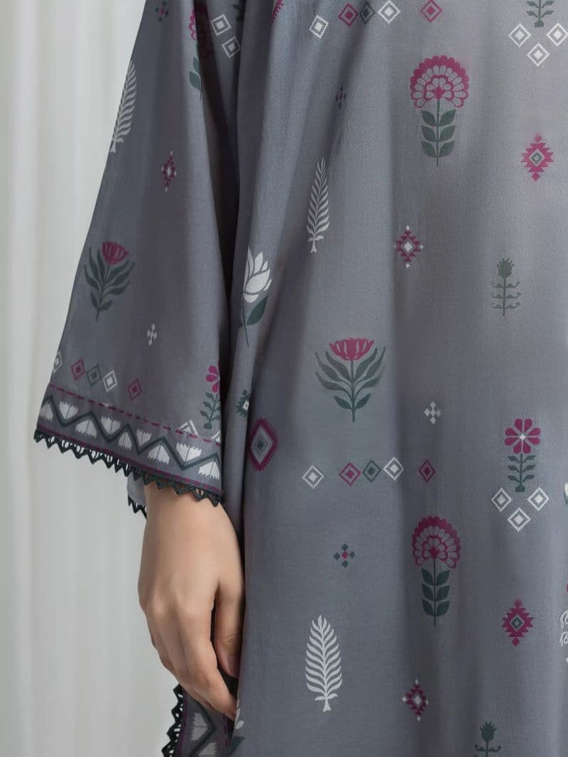 Printed Lawn Suit - EWU6A1-36880-3P