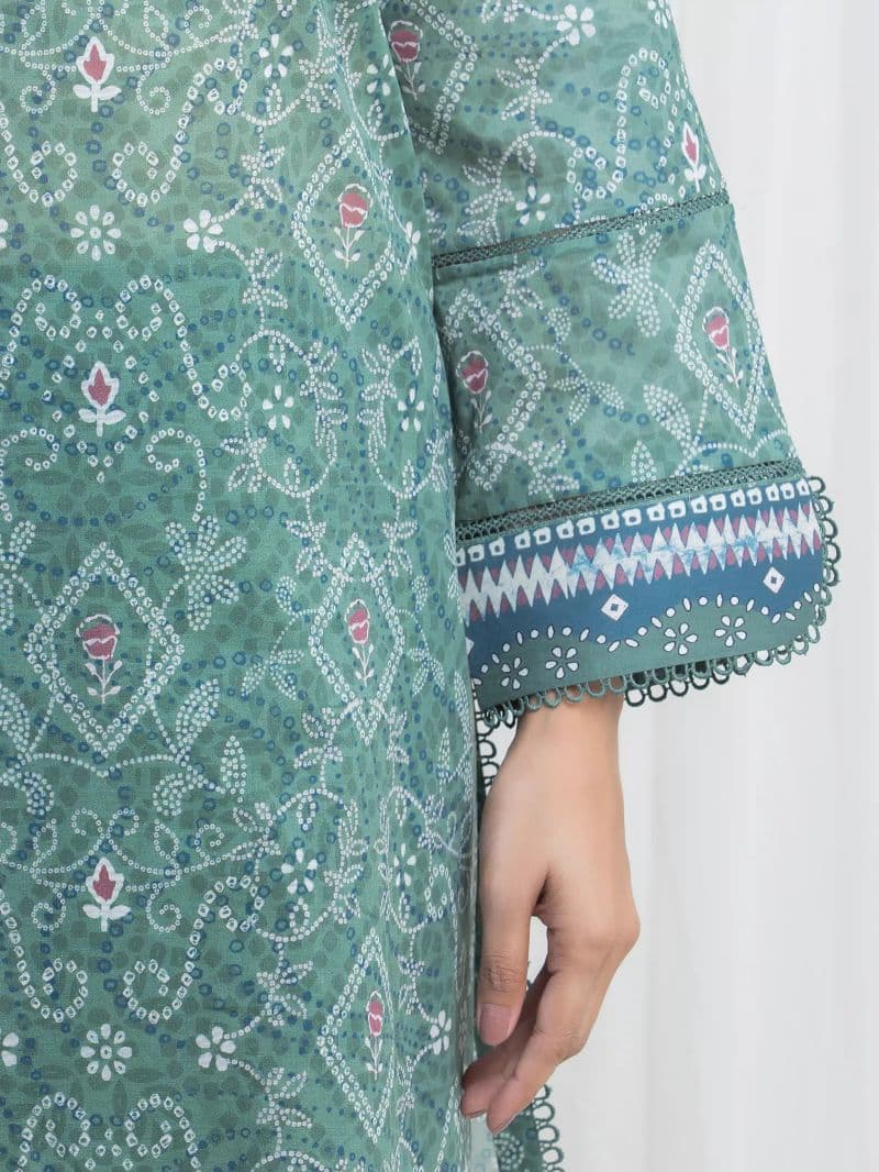 Printed Lawn Suit - EWU6A1-36865-3P
