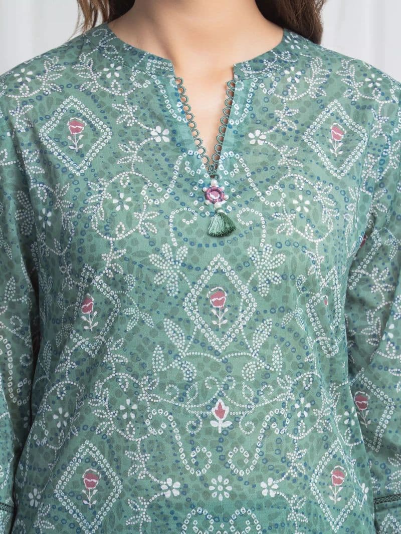 Printed Lawn Suit - EWU6A1-36865-3P