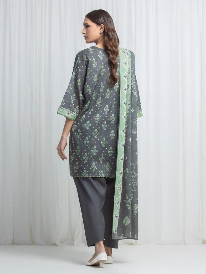 Printed Lawn Suit - EWU6A1-36845-3P