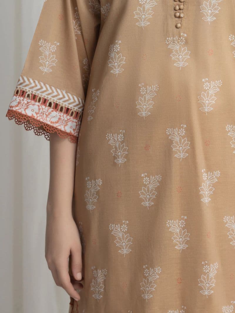 Printed Lawn Suit - EWU6A1-36739-3P thumbnail
